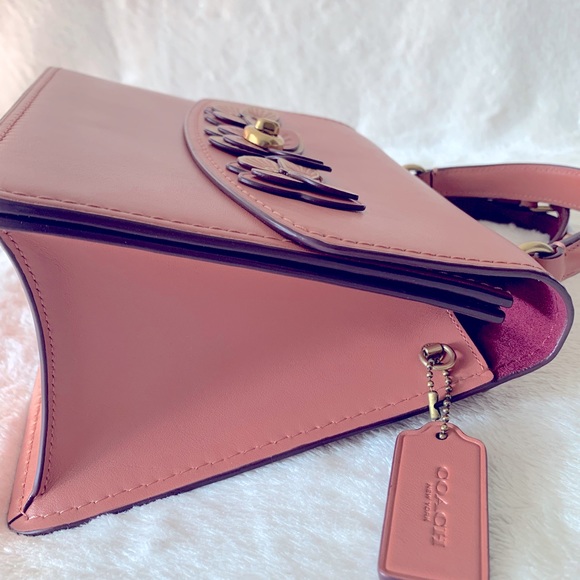 NWT Authentic Coach Calf Leather Parker Satchel Top Handle Bag - Picture 11 of 16